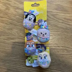 新品未使用　香港ディズニーランド　ヘアゴム　4個　ミニー