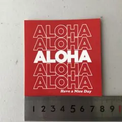 ALOHAHaveaNiceDayステッカー ハワイ アロハ USDM HDM