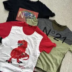 N°21 恐竜プリント Tシャツ　３枚セットのサムネイル