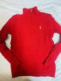 RALPH LAUREN ラルフローレン クルーネックケーブルコットンセーター