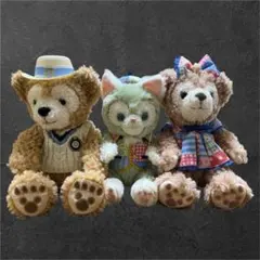 ダッフィー シェリーメイ ジェラトーニ ぬいぐるみ3体セットSS TDS15