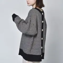 RETRO GIRL ニットカーディガン　2WAYニットのサムネイル