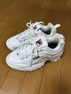 FILA（フィラ）ディスラプター2 厚底スニーカー ホワイト 23cm