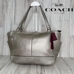 極美品】COACH トートバッグ メタリックレザー 希少 14060 - メルカリ