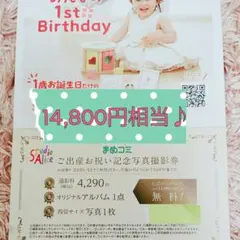 【翌日発送♪】 14,800円相当 スタジオアリス チケット