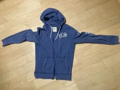 HOLLISTER ジップアップパーカー ブルー