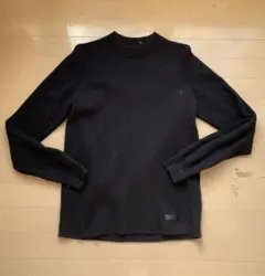 BLACK LABEL CRESTBRIDGE ニット黒　サイズL バーバリー