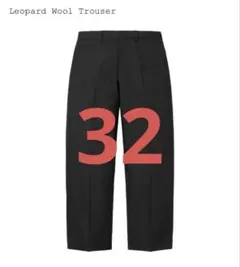 Supreme Leopard Wool Trouser "Black"のサムネイル