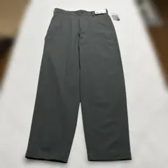 【新品】UNIQLO U ワイドフィットテーパードパンツ ダークグレー　W70