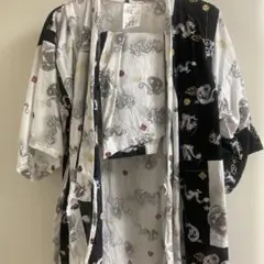 ドラゴンプリント甚平 130