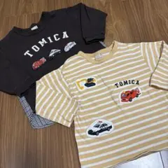 プチマインTOMICA 長袖カットソー 2点セット100サイズ