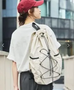 FREAK’S STOREリップストップナイロン ドローストリング バックパックのサムネイル