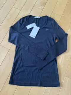 LACOSTE ネイビー　長袖 Tシャツ Lのサムネイル