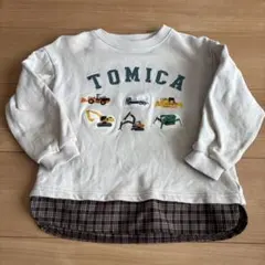 プティマイン　TOMICA 建設機械 トレーナー 110cm