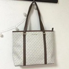 Michael Kors トートバッグ ホワイト/ブラウン