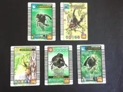 甲虫王者ムシキング　カード6枚