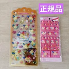 【正規品】ドロップジュエリーシール &タイルシール 　ウサハナ サンリオ シール
