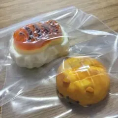 水感スクイーズ たい焼き カピバラメロンパン 2点セット まとめ売り