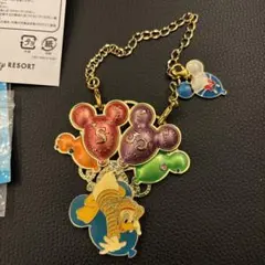 【美品・未使用】ディズニーリゾート 40周年 オリジナルバッグチャーム バルーン