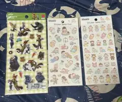 ズートピア・赤ちゃん シール 3シートセット