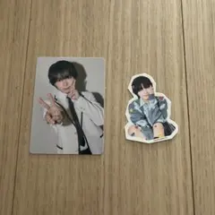 なにわ男子 大西流星 HARDWORK トレカ ステッカー