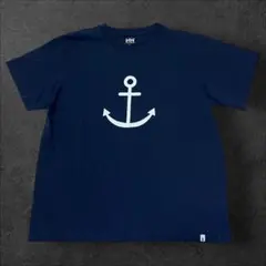 HELLY HANSEN アンカープリント Tシャツ ネイビーのサムネイル
