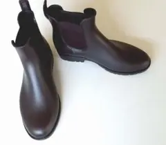 レインブーツ　LL　サイドゴア レインブーツ レディース 長靴 完全防水