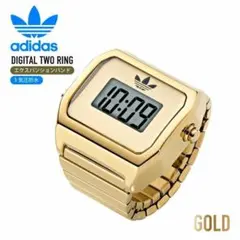 新品未使用＊adidas アディダス デジタルリングウォッチ ゴールドのサムネイル