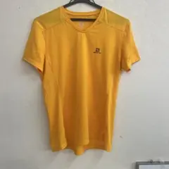 SALOMON ランニングTシャツ イエロー レディースMサイズのサムネイル