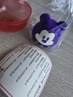 ディズニーフラッグシップ　ミッキーマウス 白河だるま 紫色