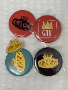 King Gnu 缶バッジ6種ピンバッジ2種 CLOSING CEREMONY | Mercari
