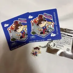 名探偵コナン 大阪城 フード 特典 チャーム コースター 新一