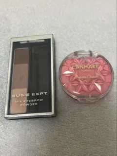 キャンメイククリームチーク01&スージーのアイブロウ　2点セット