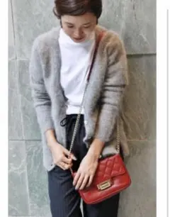 新品未使用 IENA イエナ アンゴラファーニットカーディガン