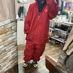 ECKO UNLTD XL 古着 セットアップ下 レッドジャージパンツ