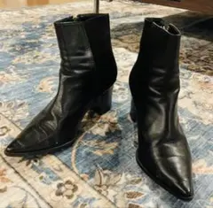 スタイルデリ　ショートブーツ　ブラック　25.0cm