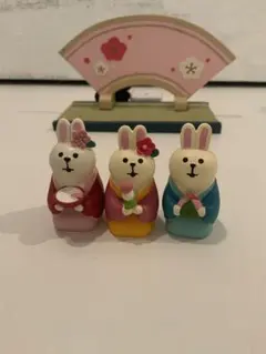 コンコンブル 和菓子うさぎペア　甘酒うさぎ　セット
