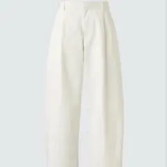 UNIQLO バレルパンツ　ホワイトメンズMサイズ
