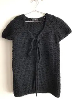 A.P.C. カーディガン　アーペーセー　半袖　apc ウール　アンゴラ