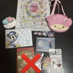 まとめ売り。リトルツインスターズ　キキララグッズ、ディズニーアナ雪アクスタなど まとめ売り。リトルツインスターズ キキララグッズ、ディズニーアナ雪