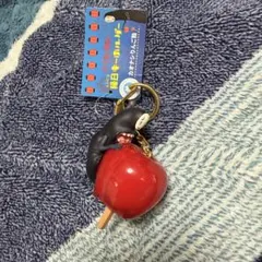 新品未使用 ジブリ 千お千尋の神隠し 縁日キーホルダー りんご飴 