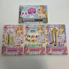 アイカツカード4枚セット　Angel Sugar