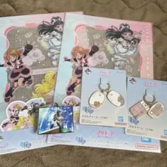 プリキュア　一番くじ　F賞　H賞　I賞クリアファイル＆メタルフレームセット