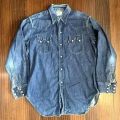 Levi's デニムシャツ バレンシア工場製 ショートホーン復刻 - メルカリ