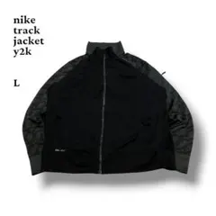 若旦那様専用Nike ナイキトラックジャケットロゴ刺繍y2k ブラック
