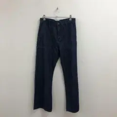 グローバルワーク デニム ワイドパンツ M 青 ゆったり きれいめ カジュアル
