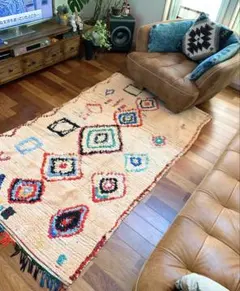 モロッコラグ ボシャルウィット トライバルラグ カーペット　205×120