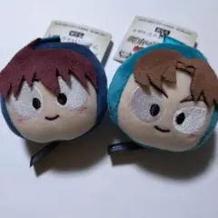 忍たま乱太郎　フェイスバッジ　土井半助　山田利吉