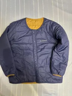 mont-bell 中綿コート サイズ130 ネイビー/イエロー