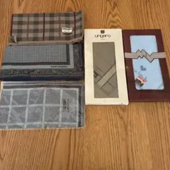 新品　メンズ　ハンカチ5枚セット　レノマ　バレンティノ　ウンガロ　その他